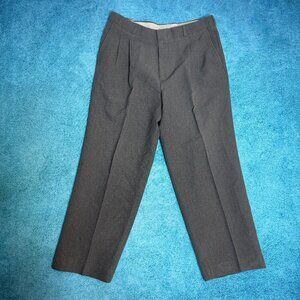 Levi's Travelers Pants Mens 34x26 Grey Polyester Wool Blend Relaxed Vintage